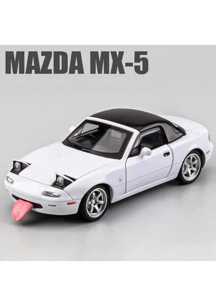 1:32 Mazda Rx7 AE86 Jdm Mazda Mx5 Araba Modeli Alaşım Araba Kalıp Döküm Oyuncak Araba Modeli Ses ve Işık Çocuk Oyuncak Koleksiyon (Yurt Dışından)