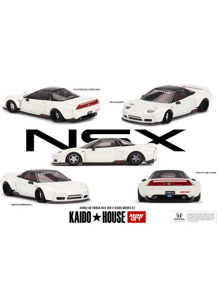 Kaido House + Mınıgt 1/64 Nissan Skyline Gt-R (R34)(R33) Honda Nsx Racing Kaido Works V3 V2 Khmg Arabalar Alaşım Döküm Metal Modeli (Yurt Dışından)