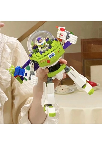 2024 Disney Pixar Oyuncaklar Hikayesi Buzz Lightyear Moc Mecha Bulmaca Montajlı Oyuncak Inşaat Blokları Çocuklar Için Hediyeler Çocuk Montaj Oyuncaklar (Yurt Dışından)