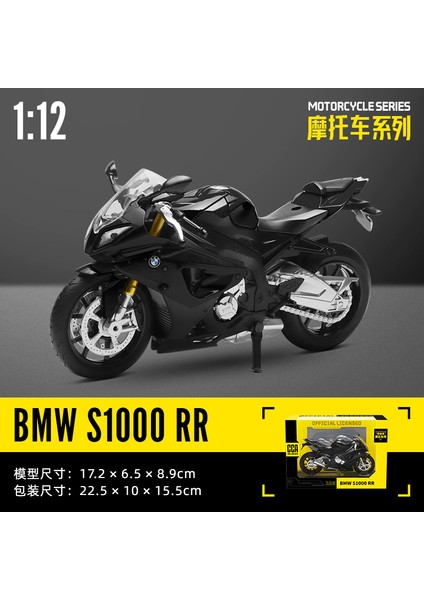 Cca 1:12 Yamaha Yzf-R1 Alaşım Motokros Lisanslı Motosiklet Modeli Oyuncak Araba Koleksiyonu Hediye Statik Kalıp Döküm Üretimi (Yurt Dışından)