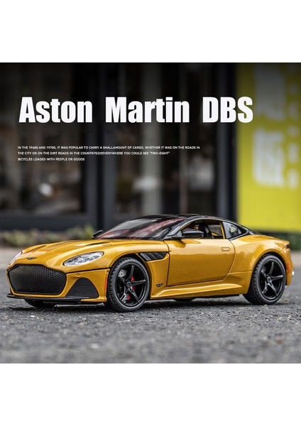 1:24 Aston Martin Superlaggera Alaşım Pres Döküm ve Oyuncak Araçlar Metal Oyuncak Araba Modeli Ses ve Işık Koleksiyonu Çocuk Oyuncak A488 (Yurt Dışından)