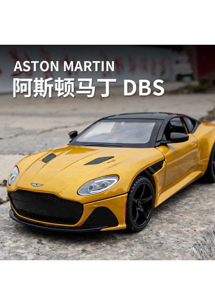1:24 Aston Martin Superlaggera Alaşım Pres Döküm ve Oyuncak Araçlar Metal Oyuncak Araba Modeli Ses ve Işık Koleksiyonu Çocuk Oyuncak A488 (Yurt Dışından)