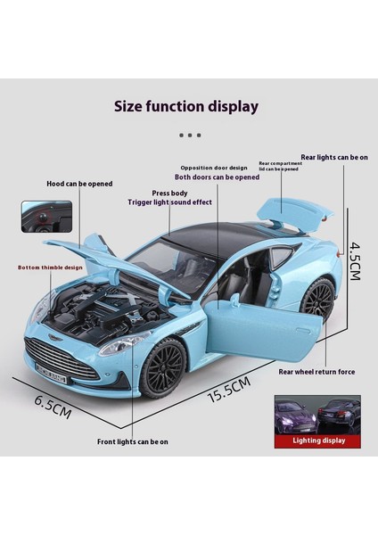 1:32 Aston Martin DB12 Gt Supercar Alaşım Döküm Metal Model Araba Cafe Ekran Dekoratif Süsler Hediye Erkek Arkadaşı ile Tatil (Yurt Dışından)