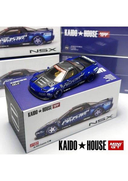 Kaido House Mınıgt Nsx Evasive V2 Mavi Khmg Alaşım Araba Modeli 137 Chase (Yurt Dışından)