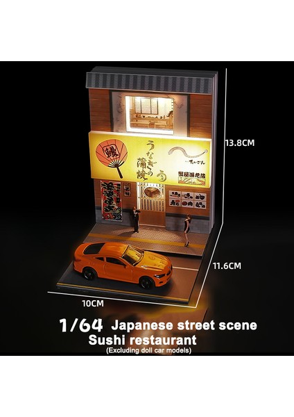 1/64 Taverna Restoranı Modeli Sahne Lamba Versiyonu ile Simülasyon Modeli Sahne Dekorasyon Toplama (Bebekler ve Araba Modelleri Hariç) (Yurt Dışından) fiyatları