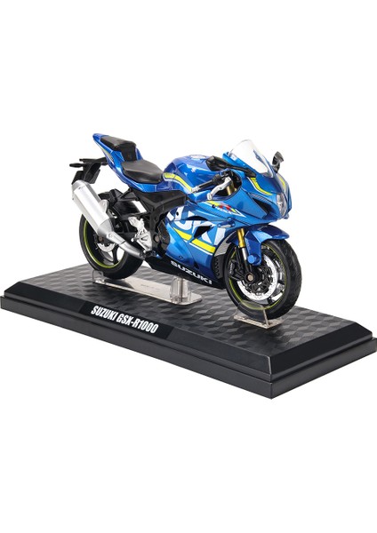 Cca 1:12 Suzukı GSX-R1000 Alaşım Motokros Lisanslı Motosiklet Modeli Oyuncak Araba Koleksiyonu Hediye Statik Döküm Üretimi (Yurt Dışından)