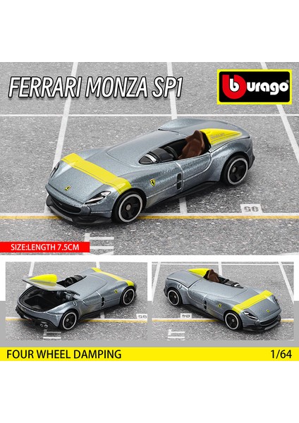 Bburago Mercedes Benz 300SL Porsche 911 Gt 2 Rsaraba Modeli Koleksiyonu Çocuklar Noel Hediyesi Oyuncaklar Boys Için Ferrari Lamborghını Porsche (Yurt Dışından)