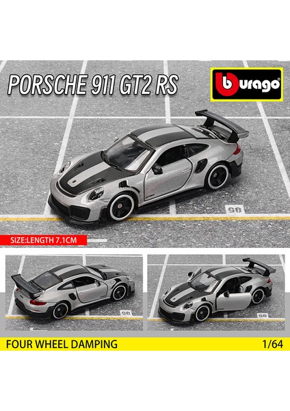 Bburago Mercedes Benz 300SL Porsche 911 Gt 2 Rsaraba Modeli Koleksiyonu Çocuklar Noel Hediyesi Oyuncaklar Boys Için Ferrari Lamborghını Porsche (Yurt Dışından) fiyatları