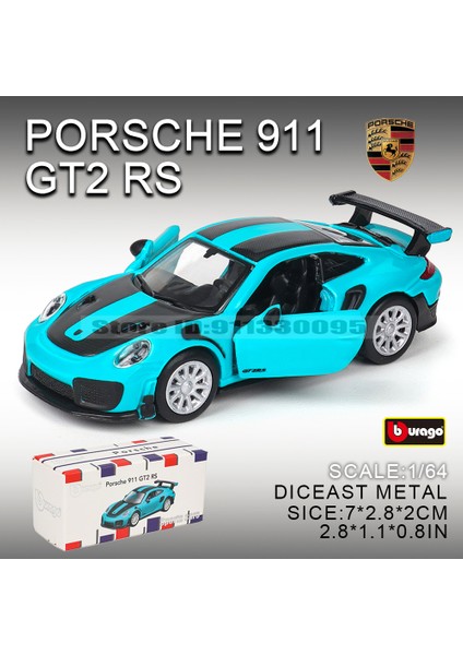 Bburago Mercedes Benz 300SL Porsche 911 Gt 2 Rsaraba Modeli Koleksiyonu Çocuklar Noel Hediyesi Oyuncaklar Boys Için Ferrari Lamborghını Porsche (Yurt Dışından) modelleri