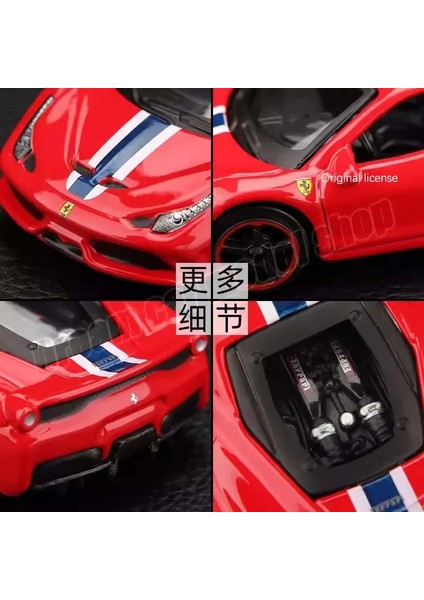 Bburago 1:64 Orijinal Ferrari Serisi Araba Monza Sp1 Laferrarı 488GTB F12 Tdf F40 F50 Enzo Ferrarı SF90 Alaşım Arabalar Modeli Oyuncak Hediye (Yurt Dışından)