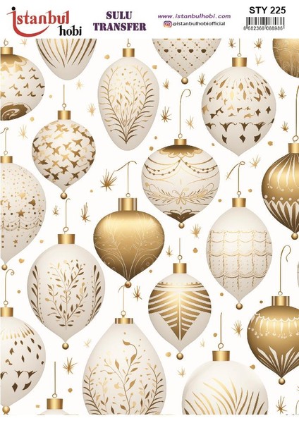 Yılbaşı Sulu Transfer 25X35CM STY225