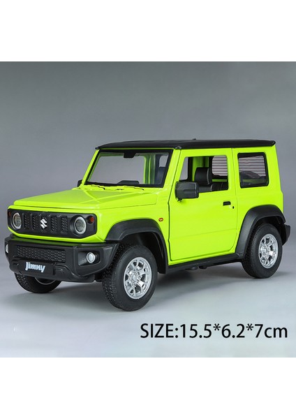 1:24 Suzukı Jimny Alaşım Araba Modeli Döküm Metal Off-Road Araçlar Araba Modeli Ses ve Işık Simülasyon Koleksiyonu Çocuk Oyuncak Hediye (Yurt Dışından)