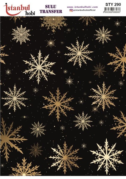 Yılbaşı Sulu Transfer 25X35CM STY290