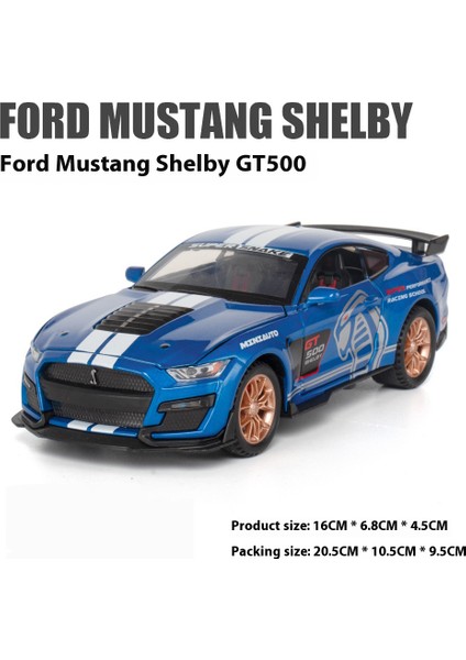 1:32 Ford Ng Viper GT500 Alaşım Spor Araba Diecast Model Ses Işık Oyuncak Hobi Dekoratif Güzel Süsler Hediye Koleksiyonu (Yurt Dışından)