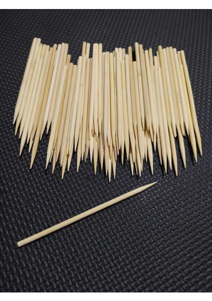 Ahşap Bambu Silindir Maket Çubukları 5 mm 14,5 cm 100 Adet