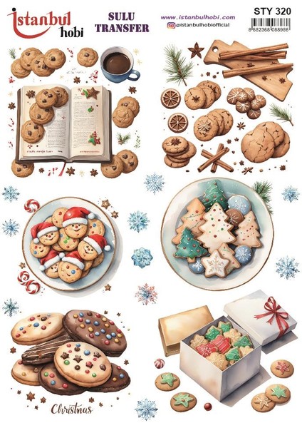 Yılbaşı Sulu Transfer 25X35CM STY320
