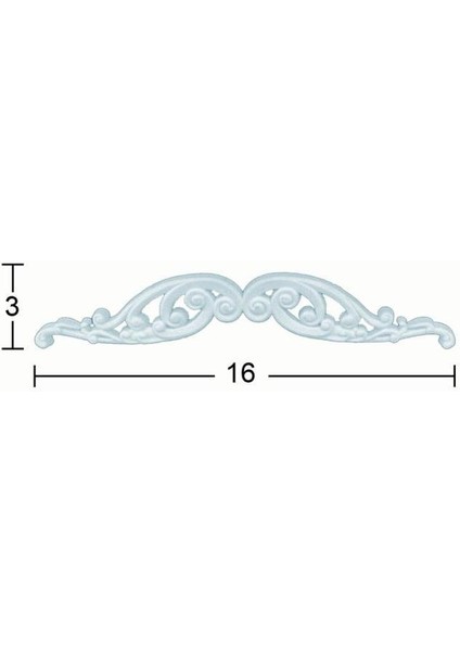 Bükülebilir Esnek Aplik 16X3CM Ea-52