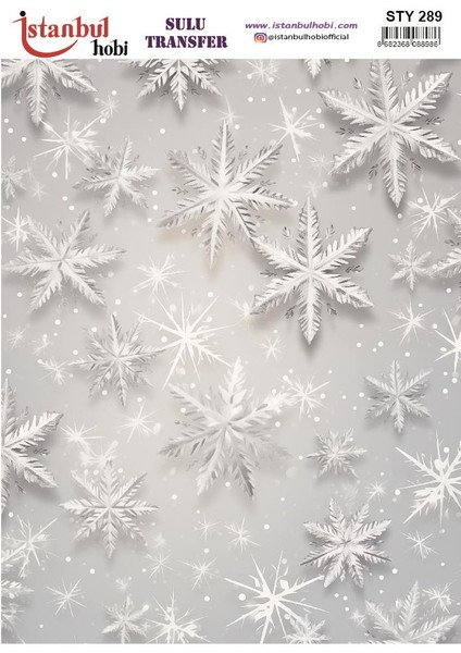 Yılbaşı Sulu Transfer 25X35CM STY289