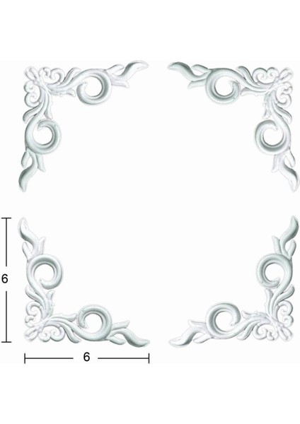 Bükülebilir Esnek Aplik 6X6CM Set Ea-70