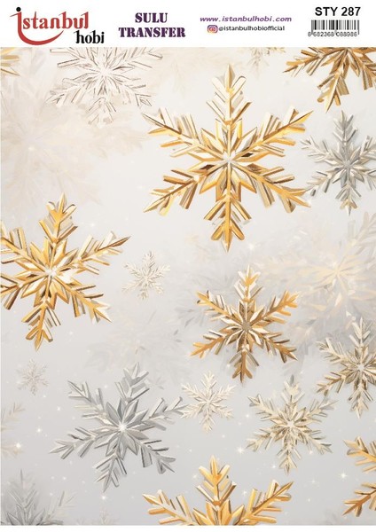 Yılbaşı Sulu Transfer 25X35CM STY287