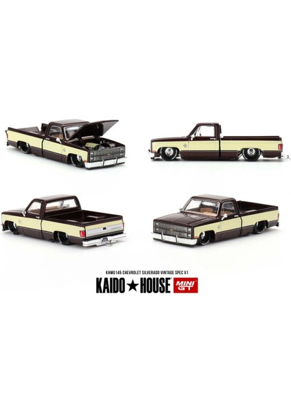 1/64 Chevrolet Silverado Kaıdo Vintage Spec V1 KHMG145