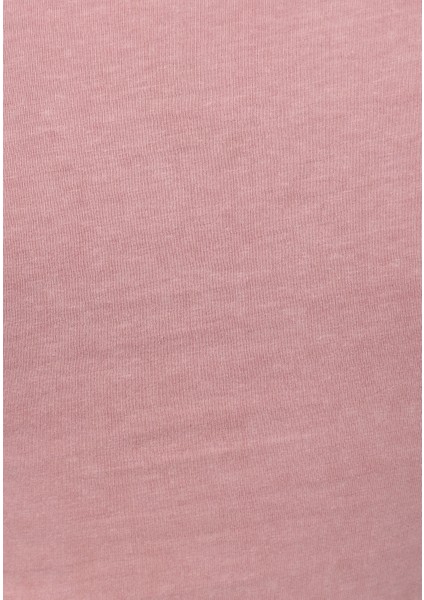 Slim Fit Yuvarlak Yaka Baskılı Kadın Pembe Kısa Kol Tişört indirimleri
