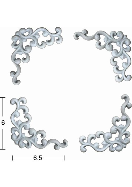 Bükülebilir Esnek Aplik 6,5X6CM Set Ea-68