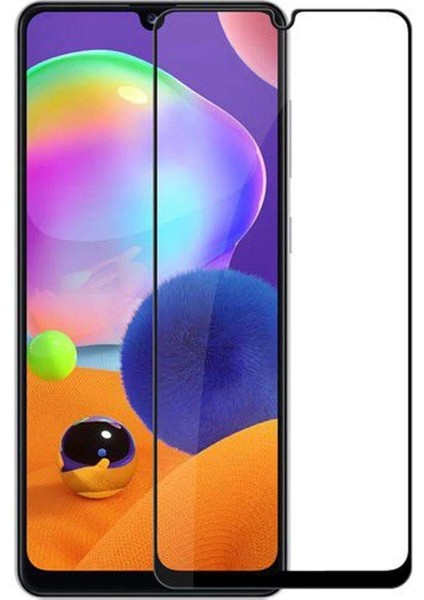 Samsung Galaxy A31 Uyumlu - Seramik Nano Kırılmaz Tam Kaplayan Ekran Koruyucu - Anti Static Özellik