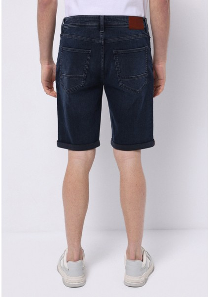Straight Fit Düşük Bel Düz Erkek Denim Jean Şort fiyatları