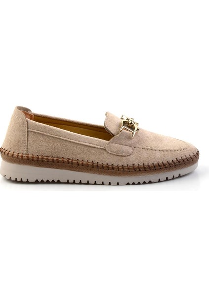 Bej Kadın Loafer Ayakkabı K01536201002