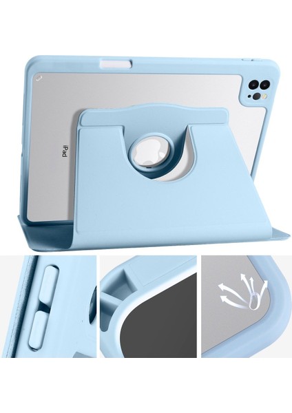 iPad Pro 11 (3.nesil) Termik Kalem Bölmeli Dönebilen Standl Kılıf indirimleri