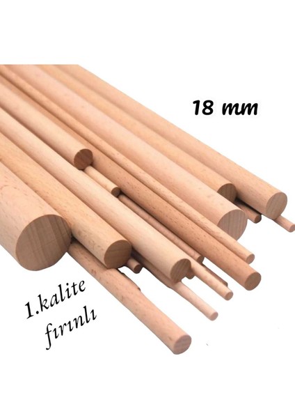 Ahşap Kavale Çıta Çubuk Kavela 18 mm 100 cm 5 Adet