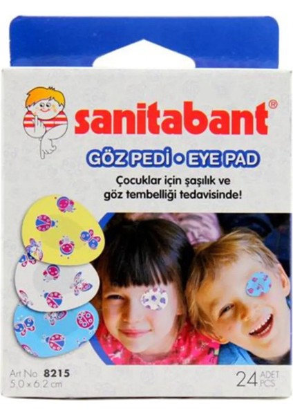Eye Pad Göz Pedi Göz Kapama Bandı 24'lü 1 Kutu