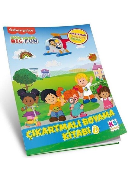 Little People Coloring Sticker Book 2
