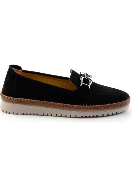 Siyah Kadın Loafer Ayakkabı K01536201002