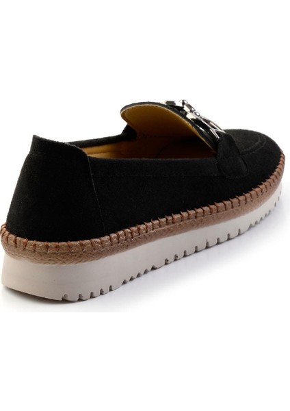 Siyah Kadın Loafer Ayakkabı K01536201002