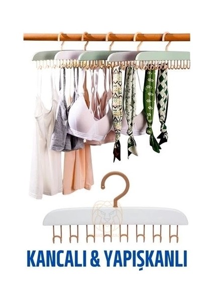 Sütyen Askısı Dolap Içi Şal Kravat Kemer Çanta Askısı