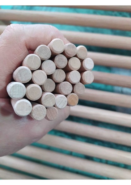 Ahşap Kavale Çıta Çubuk Kavela Pürüzsüz Fırınlı Kayın 10 mm