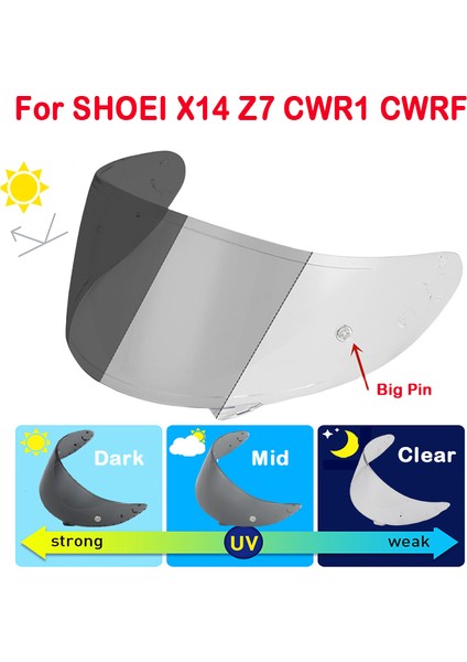 Fotokromik Kalkan Vizör Lensleri Shoeı X14 X-14 Z7 Nxr Cwr1 Cwr-1 RF1200 RF-1200 Xspirit3 X-Spirit Iıı X-Fourteen Ryd Cwr-F (Yurt Dışından) fiyatları