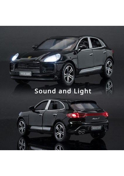 1:32 Porsche Macan T Suv Araba Modeli Alaşım Döküm Simülasyon Oyuncak Ses Işığı Geri Çekin Koleksiyon Süslemeleri Hediye Çocuk Doğum Günü Için (Yurt Dışından) fırsatları