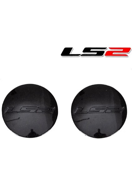 Bir Çift Orijinal Ls2 OF562 Kask Aksesuarları Yarım Kask Aksesuarları Taban Kapağı Lens Sabitleme Halkası Pin Kilidi Anti-Sis Etiket (Yurt Dışından)