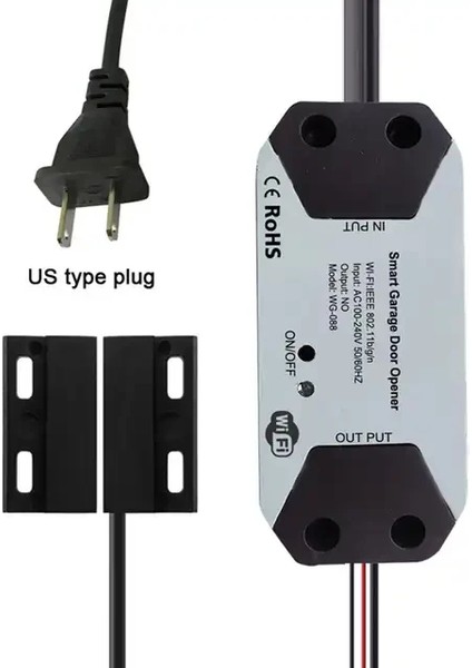 Wofea Wifi Anahtarı Akıllı Garaj Kapısı Açacağı Denetleyici Alexa Echo Google Ev Smartlife ile Çalışmak/tuya App Kontrol Hiçbir Hub Gerektirir (Yurt Dışından)