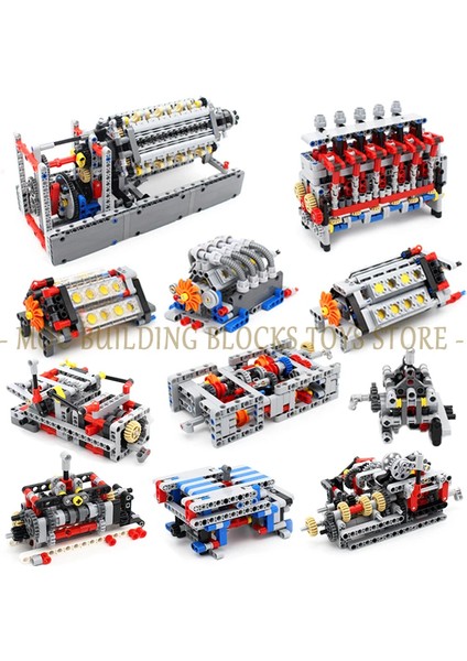 Moc Teknolojisi Yapı Taşları Tuğlalar Güç Fonksiyonları Otomotiv Hız Şanzıman Motor Şanzıman Makineleri Dıy Montaj Oyuncaklar (Yurt Dışından) fiyatları