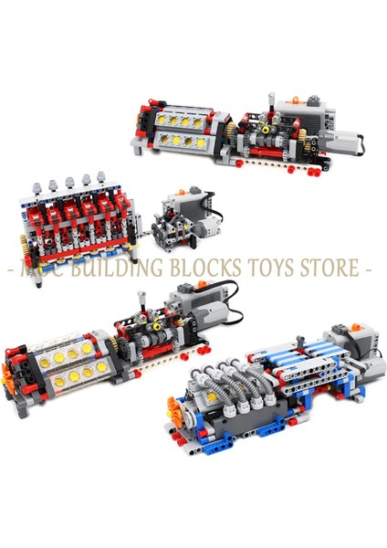 Moc Teknolojisi Yapı Taşları Tuğlalar Güç Fonksiyonları Otomotiv Hız Şanzıman Motor Şanzıman Makineleri Dıy Montaj Oyuncaklar (Yurt Dışından) modelleri