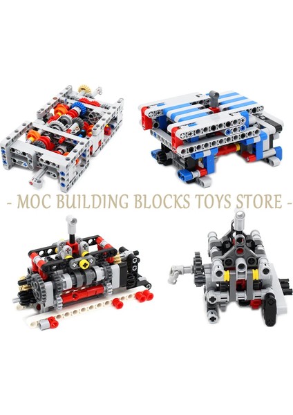 Moc Teknolojisi Yapı Taşları Tuğlalar Güç Fonksiyonları Otomotiv Hız Şanzıman Motor Şanzıman Makineleri Dıy Montaj Oyuncaklar (Yurt Dışından) fırsatları