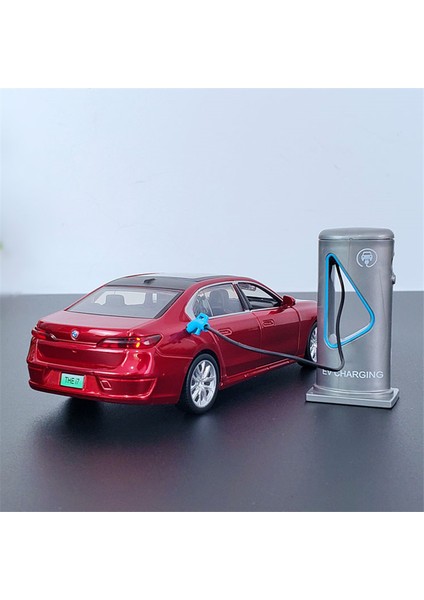 1/32 Bmw I7 Alaşım Araba Modeli Döküm Metal Yeni Enerji Araçları Araba Modeli Simülasyon Ses ve Işık Koleksiyonu Çocuk Oyuncak Hediye (Yurt Dışından)