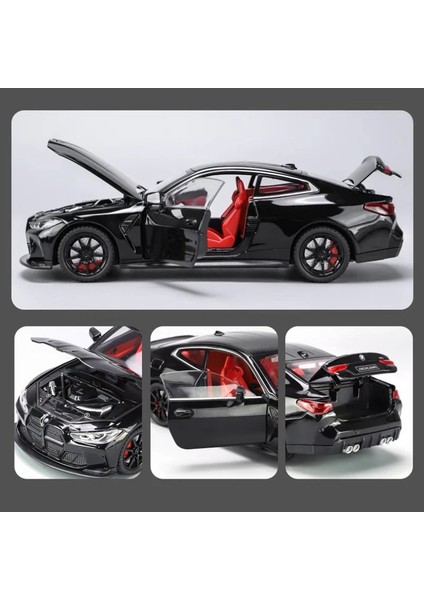 Yeni 1:24 Bmw M4 Im Supercar Alaşım Kas Araba Modeli Ses ve Işık Geri Çekin Çocuk Oyuncak Koleksiyon Süsler Doğum Günü Hediyesi (Yurt Dışından) fırsatları