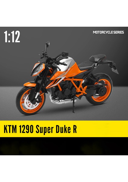 1:12 Ktm 1290 Süper Duke R Alaşım Spor Motosiklet Modeli Döküm Parça Sokak Yarışı Motosiklet Modeli Simülasyon Çocuk Oyuncakları Hediye (Yurt Dışından)