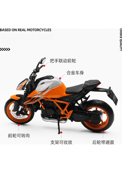 1:12 Ktm 1290 Süper Duke R Alaşım Spor Motosiklet Modeli Döküm Parça Sokak Yarışı Motosiklet Modeli Simülasyon Çocuk Oyuncakları Hediye (Yurt Dışından) modelleri