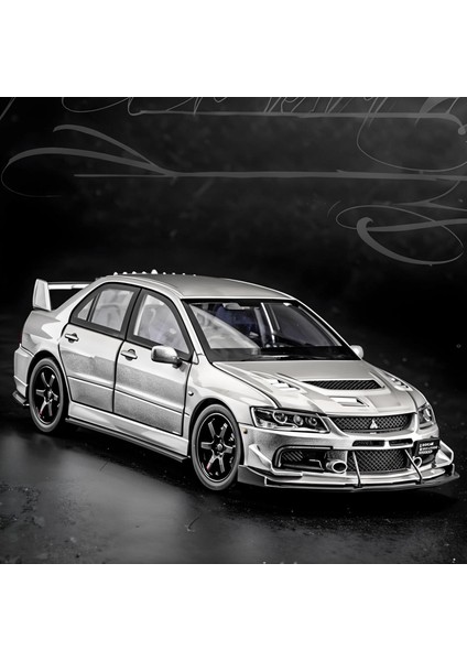 Jdm 1:32 Mitsubishi Lancer Evolution Süper Spor Yarışı Metal Alaşım Pres Döküm Model Araç Ses ve Işık Koleksiyon Hobi Mevcut (Yurt Dışından) fırsatları